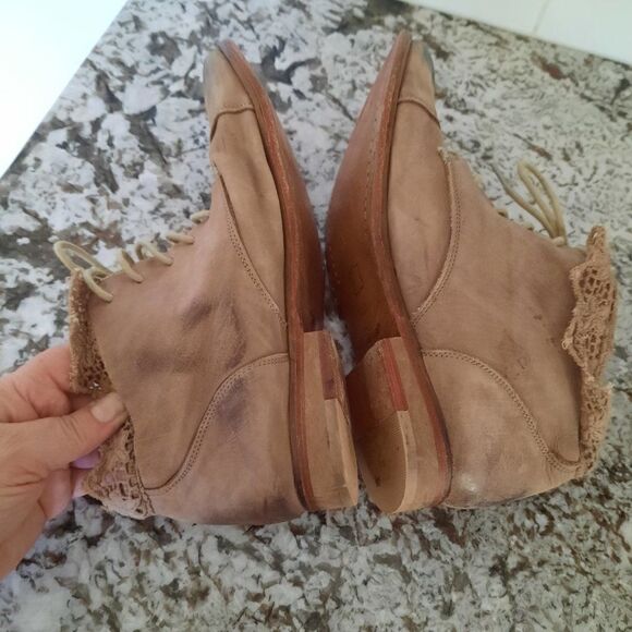 Free people lace up ankle boots size 40 - Picture 7 of 10